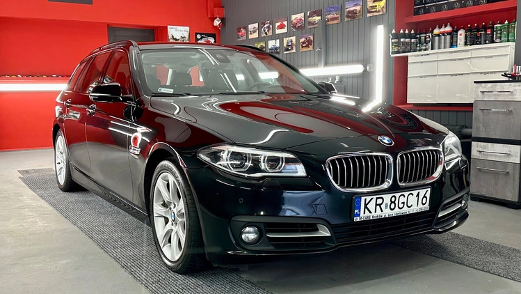 BMW Seria 5 cena 77900 przebieg: 263058, rok produkcji 2015 z Kraków małe 631